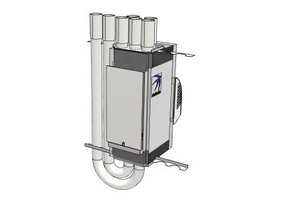 freeAir 100e (s s pripojením pre druhú miestnosť - prívod aj odvod) - Novostavba